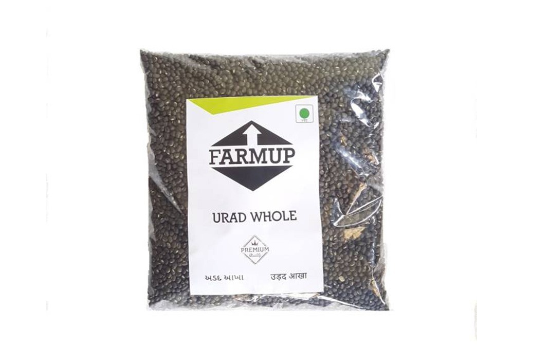 Farmup Urad Whole    Pack  500 grams